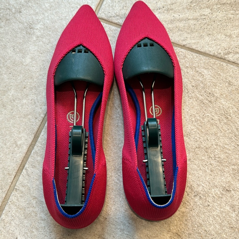 Women's Pointed Toe Pink Flats